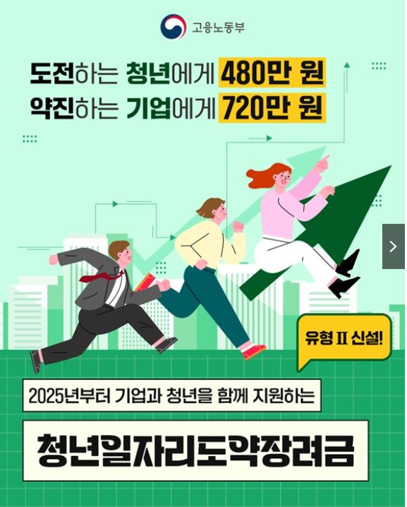2025 청년일자리도약장려금 전액 혜택 받기|유형1·유형2 세부 가이드 2 2025 청년일자리도약장려금