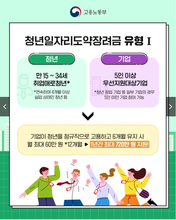 2025 청년일자리도약장려금 전액 혜택 받기|유형1·유형2 세부 가이드 3 2025 청년일자리도약장려금