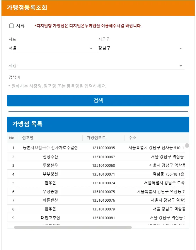 부산 동구 온누리상품권 사용처·가맹점 조회 & 구매방법 총정리 (2025년 최신판) 4 부산동구 온누리상품권 사용처
