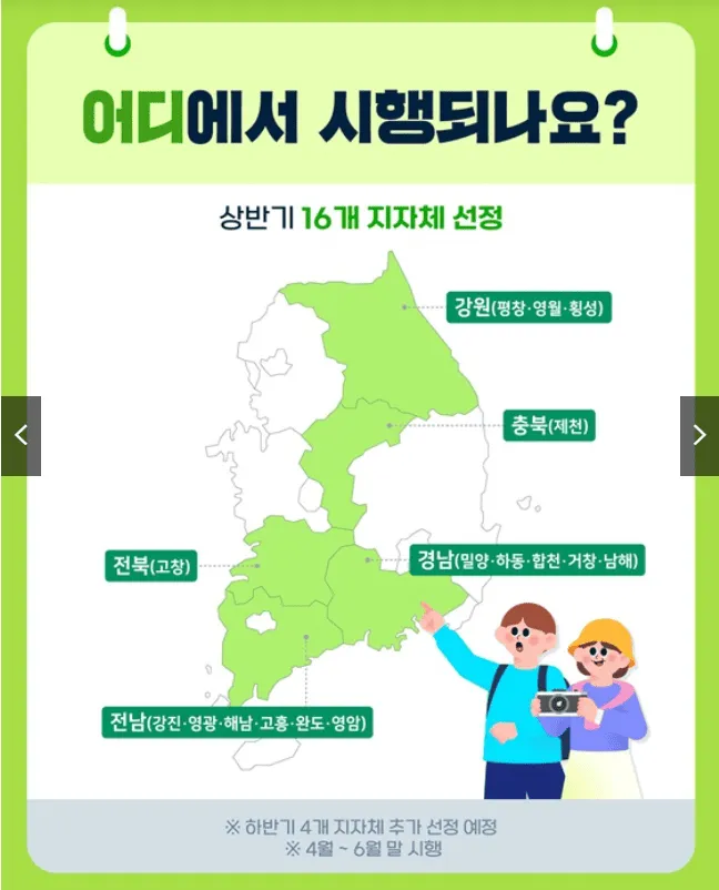 여행경비 50% 환급! 2026 반값 여행 신청방법·기간·대상지역 총정리 4 2026 반값 여행 신청방법·기간·대상지역 총정리