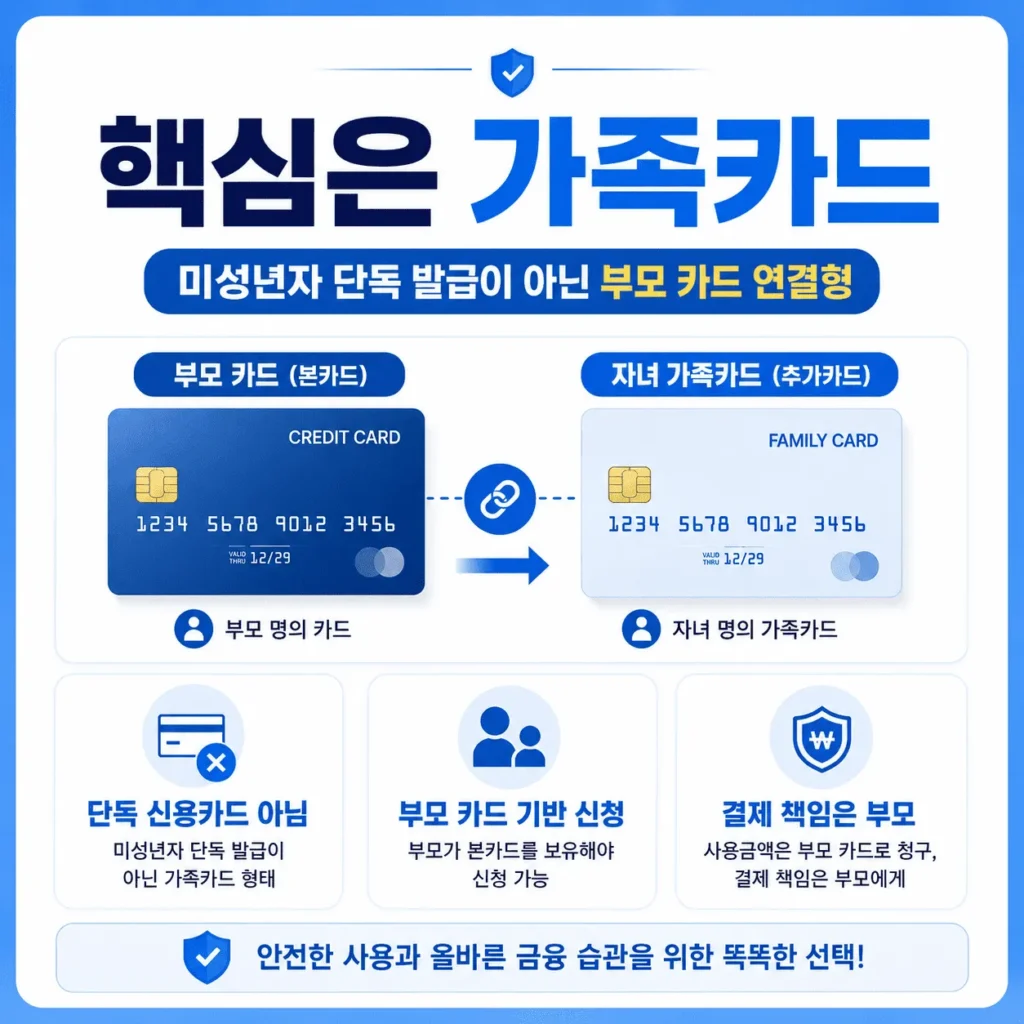이제 미성년자도 신용카드 가능? 가족카드 조건과 부모 동의 기준 2 미성년자도 신용카드 가능