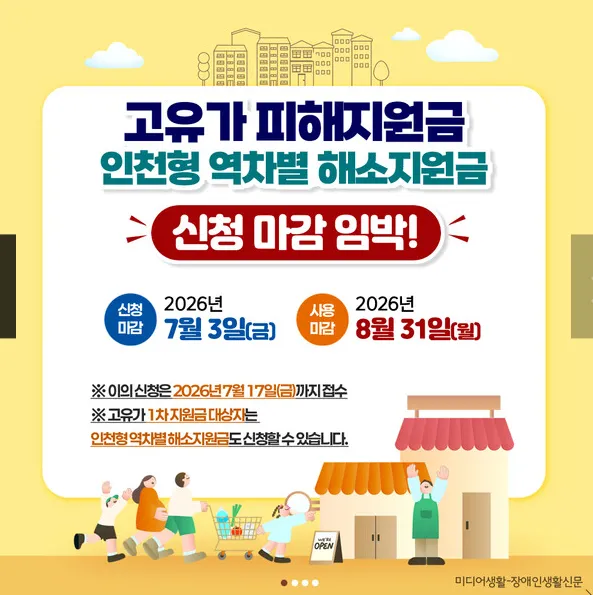 2026 인천형 역차별 해소지원금 신청, 사용기한 지나면 자동 소멸 2 2026 인천형 역차별 해소지원금 신청