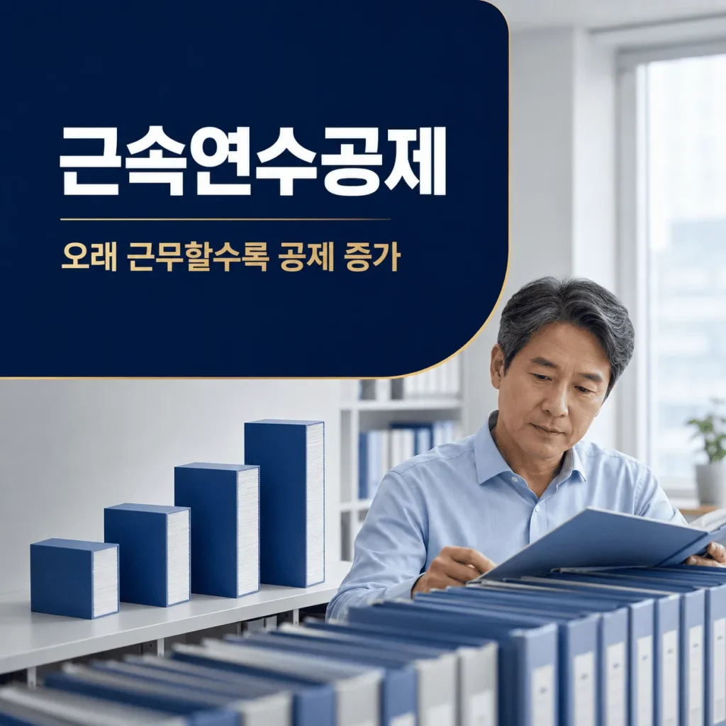 2026 퇴직금 세금 계산방법|IRP 일시금·연금수령 실수령액 비교 3 근속연수공제 금액