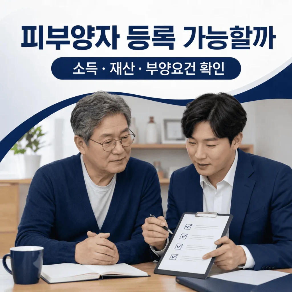 2026 퇴직 후 건강보험료 계산|지역가입자·피부양자·임의계속가입 비교 7 가족의 건강보험 피부양자로 등록할 수 있을까요?