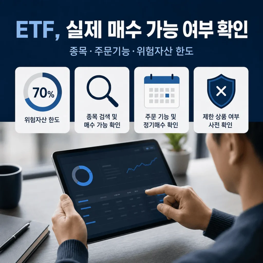 IRP 계좌 선택 기준|은행·증권사 수수료와 상품·연금수령 비교 7 IRP에서 ETF를 사고 싶다면