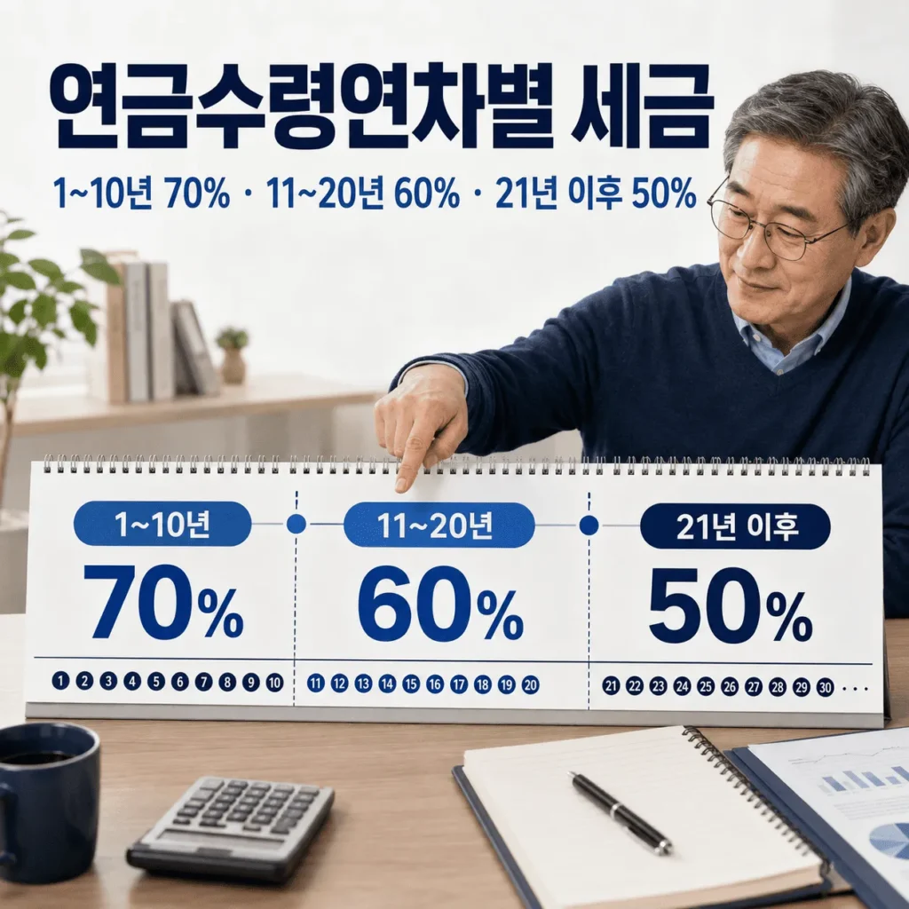 IRP 일시금 vs 연금수령 세금 차이|퇴직금 5천만원·1억원 비교 4 IRP 연금수령 세금은 어떻게 달라질까요?