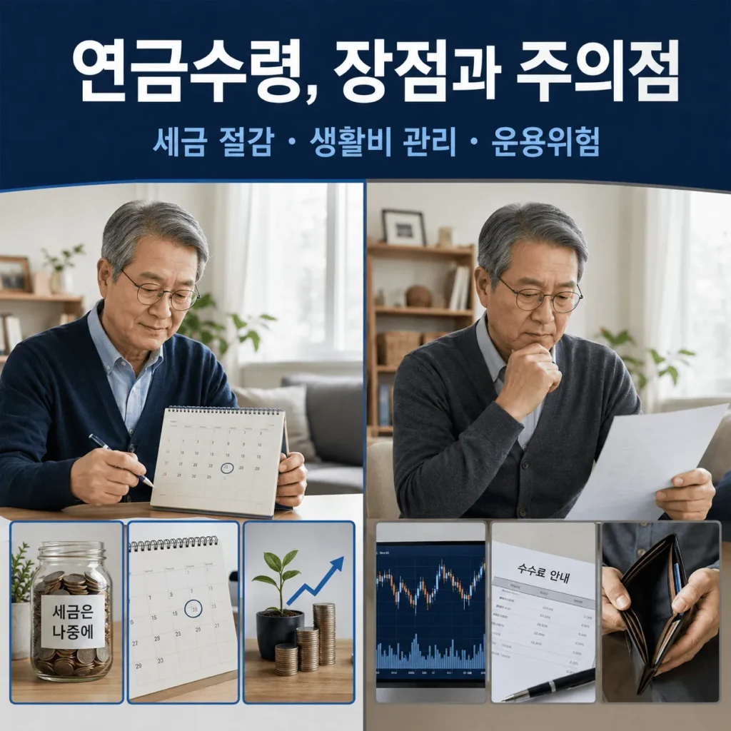 IRP 일시금 vs 연금수령 세금 차이|퇴직금 5천만원·1억원 비교 8 IRP 연금수령의 장점