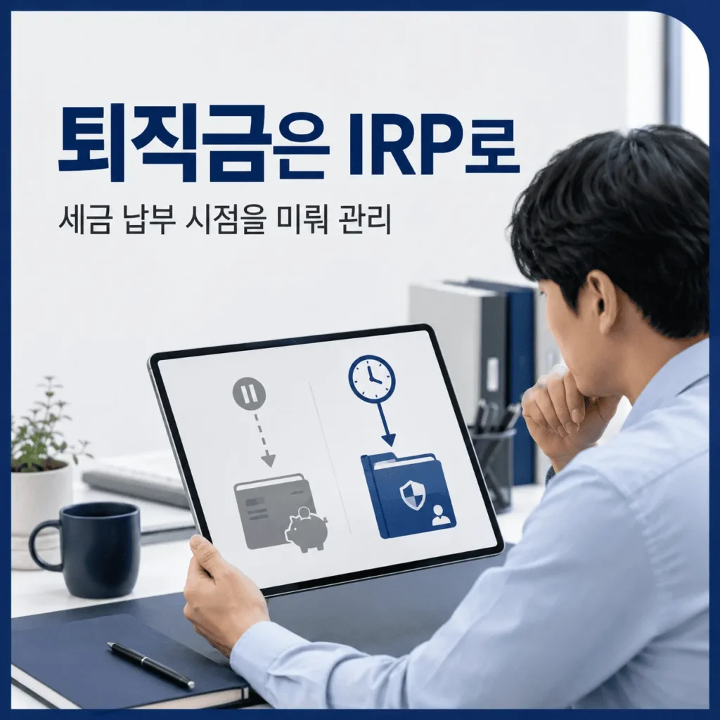 퇴직금 IRP 수령방법|퇴직금을 어디로 받아야 하나요? 2 퇴직금을 IRP로 받아야 하는 대상