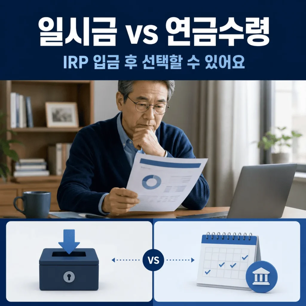 퇴직금 IRP 수령방법|퇴직금을 어디로 받아야 하나요? 5 IRP로 받은 퇴직금을 바로 찾을 수 있나요?