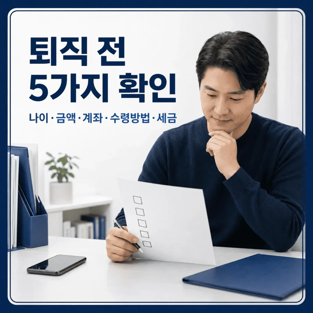퇴직금 IRP 수령방법|퇴직금을 어디로 받아야 하나요? 6 퇴직금 수령 전 체크리스트