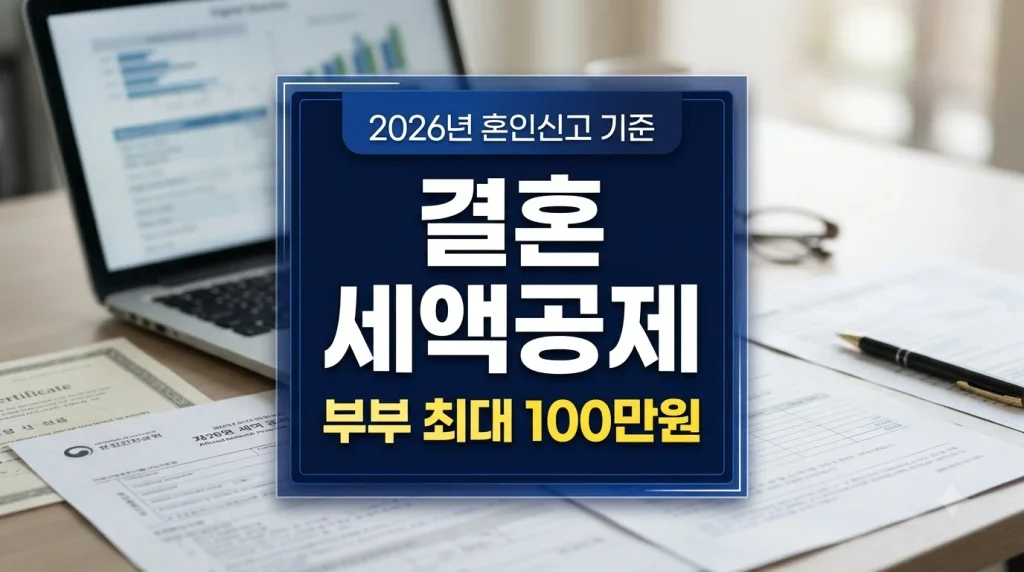 결혼 세액공제 신청기간·홈택스·경정청구|2026년 기한 2 결혼_세액공제_부부_최대_100만원